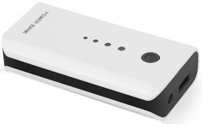 Зарядное устройство - аккумулятор Esperanza, белый/черный