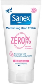 Rankų kremas Sanex Zero% Moisturising, 75 ml