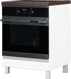 Apatinė virtuvinė spintelė Bodzio Sandi 60 Oven White, 600x590x860 mm