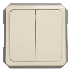 Переключатели Vilma SP300, 2 кл., слоновой кости