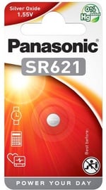 Baterijas Panasonic, SR621, 1.55 V, 1 gab.