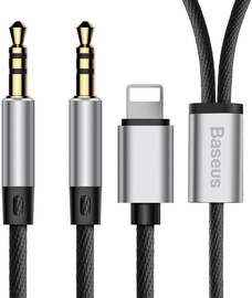 Baseus L33 Apple+3.5mm To 3.5mm AUX Audi Cable Black