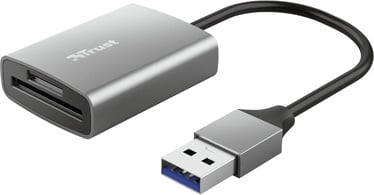 Картридер Trust Dalyx USB 3.2 Card Reader Grey