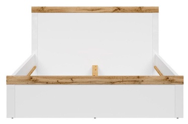 Voodi Black Red White Holten White, 160 x 200 cm