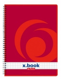 Herlitz Spiral Pad A4 x.book Red 3pcs