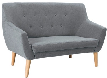 Sofa Signal Meble Nordic 2 Cablo 14 Gray, 136 x 75 x 90 cm
