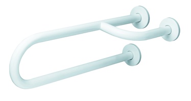 Mediclinics BFI600 Wall/Floor Mounted Grab Bar Left 615mm White