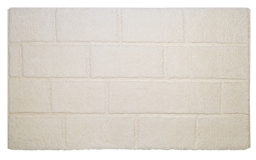 Vonios grindų kilimėlis Saniplast Wall Naturale, smėlio/smėlio ruda, 100 cm x 55 cm