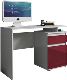 Rakstāmgalds Pro Meble Milano PKC 105 White/Red