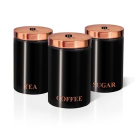 SN Storage Container 0.5l Black 3pcs
