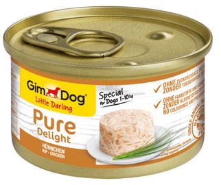 Mitrā barība (konservi) suņiem Gimborn Pure Delight, vistas gaļa, 0.08 kg