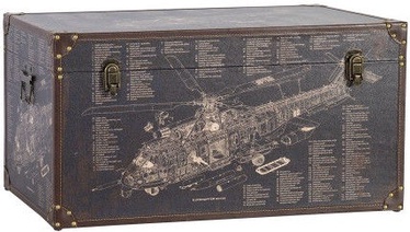 Home4you Wooden Box Ventura 1 70x35xH35cm Helicopter