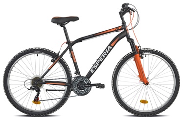 Dviratis Esperia 8250, juodas/oranžinis, 17.5", 26"