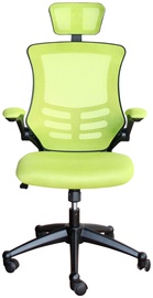 Офисный стул Home4you Ragusa, 5.1 x 67 x 117 - 126 см, зеленый