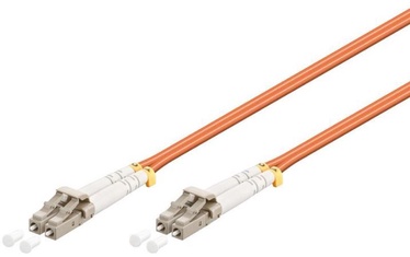 Intellinet LC-LC Fiber Optic Patch Cable OM-2 Orange 2m