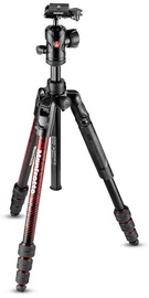 Manfrotto Befree Advanced Aluminum Travel Tripod Red MKBFRTA4RD-BH