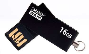 USB atmintinė Goodram Cube UCU2, juoda, 16 GB