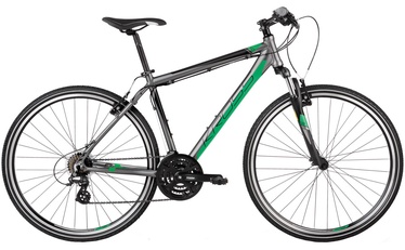 Dviratis Kross Evado 1.0 M 28" Graphite Green Matte 17