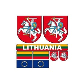 Наклейки SN Car Stickers Lithuania