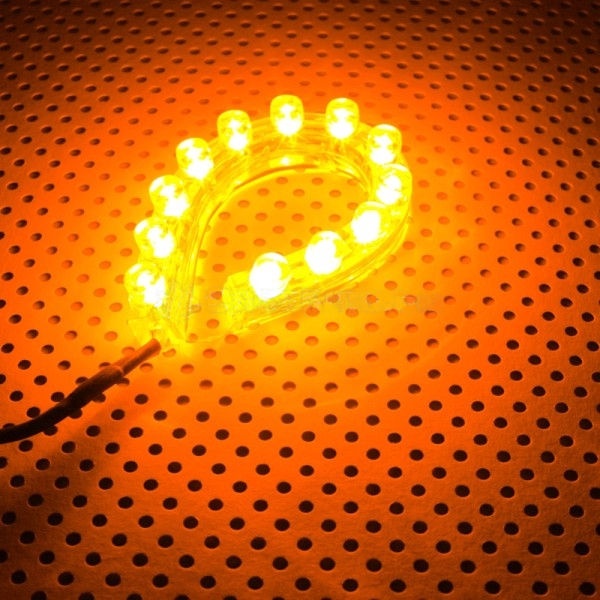 LED juostelė su priklijuojamu tvirtinimu Lamptron, oranžinė