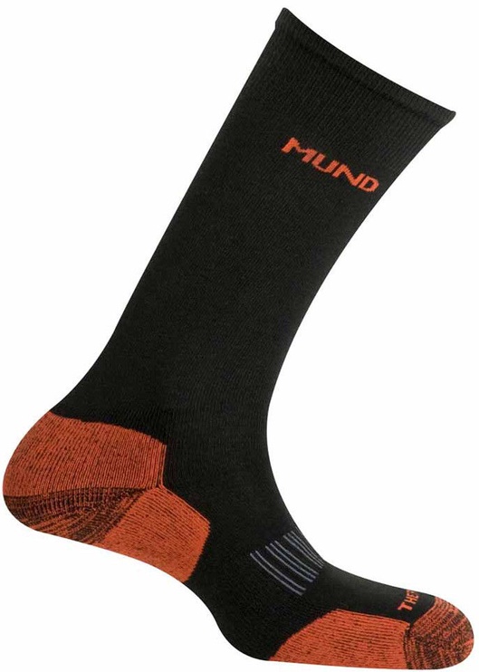 Носки Mund Socks Cross Country Skiing, черный/oранжевый, 42-45