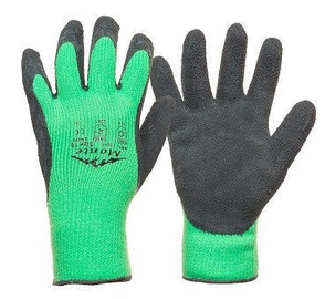 Darba cimdi Monte Gloves Knitted Warm Gloves Latex Non-Slip Coating 8