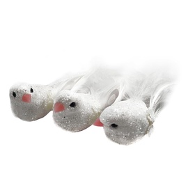 Ziemassvētku eglītes rotaļlieta Christmas Touch D11630ABC White, 1 gab.