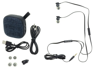 Guess Bluetooth Speaker System + Headsets Black
