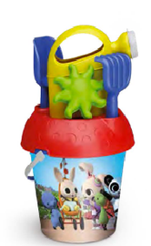 Smilšu kastes rotaļlietu komplekts Adriatic Bing, daudzkrāsaina, 180 mm x 180 mm, 6 gab.