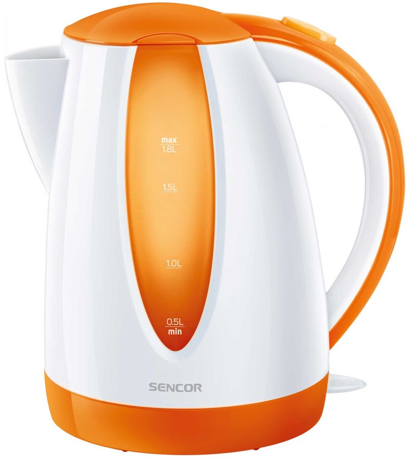 Elektriline veekeetja Sencor SWK 1813OR, 1.8 l, valge/oranž