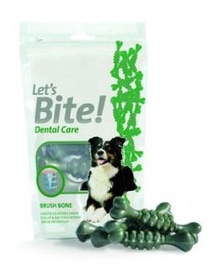 Našķis suņiem Brit Let's Bite Dental Care Brush Bone 90g