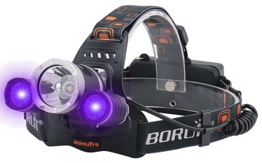 Фонарь на голову BORUiT RJ-3000, 6500 °К, IPX4