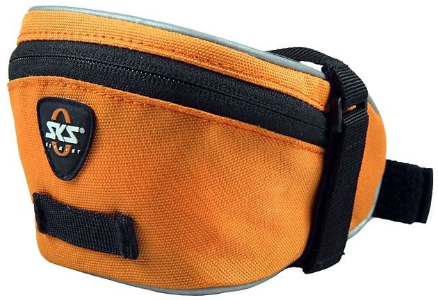 Велосипедная сумка SKS, черный/oранжевый
