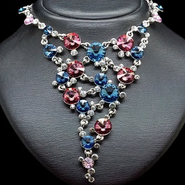 Diamond Sky Necklace Vortex IV With Swarovski Crystals