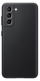 Samsung Leather Back Case For Samsung Galaxy S21 Black