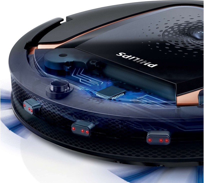 Putekļsūcējs - robots Philips SmartPro Active FC8822/01, melna/pelēka