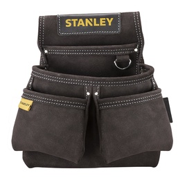 Сумка для инструментов Stanley STST1-80116, 30 см x 33 см x 7 см, натуральная кожа/металл