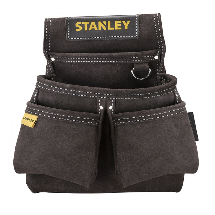 Сумка для инструментов Stanley STST1-80116, 300 мм x 330 мм x 70 мм, натуральная кожа/металл