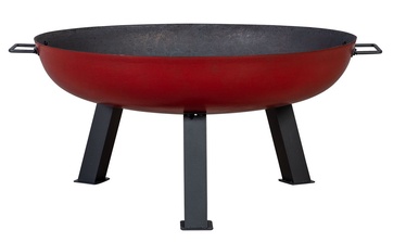 Home4you Warm Seeker Fire Pit D75x37cm Red