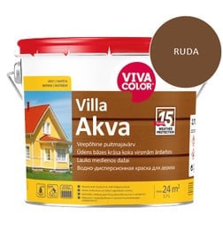 Фасадная краска Vivacolor Villa Akva, коричневый, 2.7 л