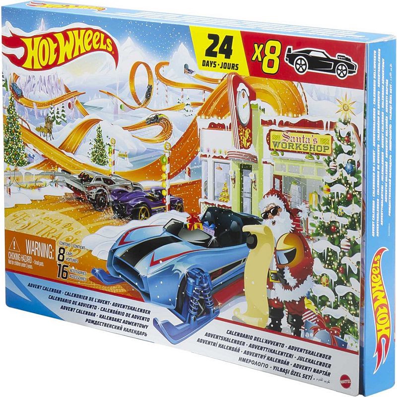 hot wheels christmas calendar