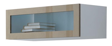 Cama Meble Vigo 90 Cabinet Glass White/Latte Gloss