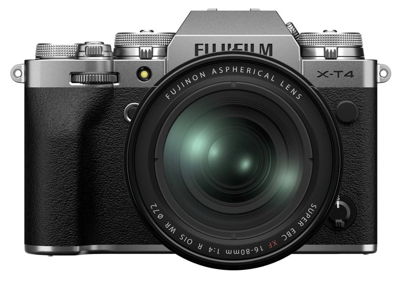 Süsteemne fotoaparaat Fujifilm X-T4 Mirrorless Camera Silver + FUJINON XF 16-80mm F4 R OIS WR