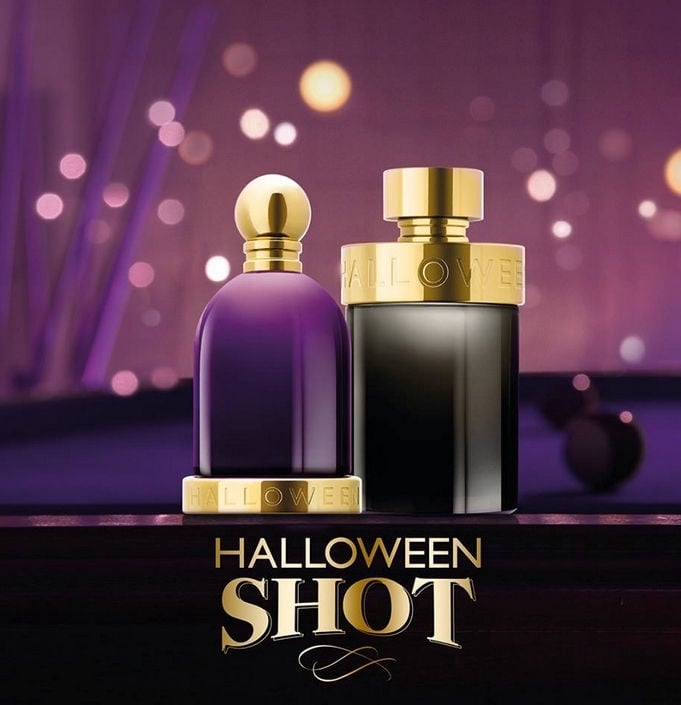 perfume halloween shot hombre