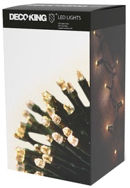 Elektriskā virtene DecoKing LED, silti balta, 843 cm