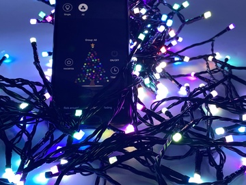 Гирлянда лампочек Christmas Touch XYIP-24ELED-100RGB-A, 10 м, rgb