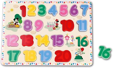Пазл Disney Numbers, 20 шт.