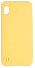 Evelatus Soft Touch Back Case With Strap For Samsung Galaxy A10 Yellow