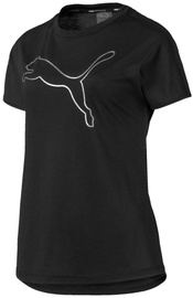 Puma Womens Cat Short Sleeve Tee 518311 09 Black L