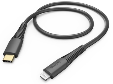 Vads Hama 183308, USB Type-C/Apple Lightning, 150 cm, melna